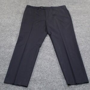 Navy Suit Pants Mens 38W x 30L Flat Front Dress Trousers